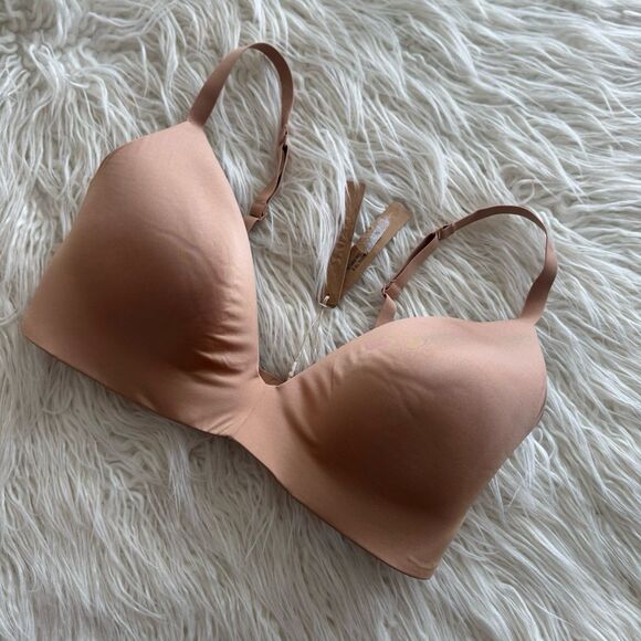 Skims Wireless Form T-shirt Bra Ochre Size 36DD - Picture 4 of 8